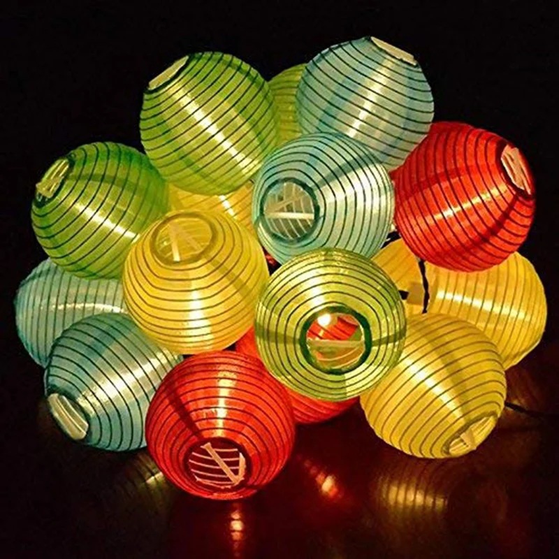 Dekorative LED Laternen Lichterkette Karnz