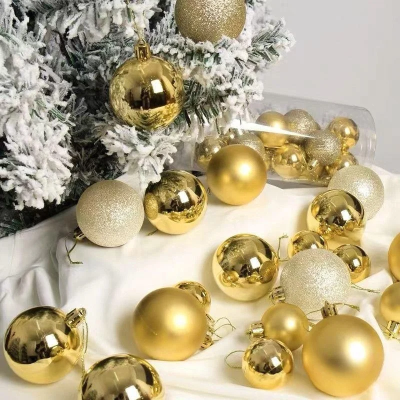 Dekorative Weihnachtsbaumkugeln Set Karnz