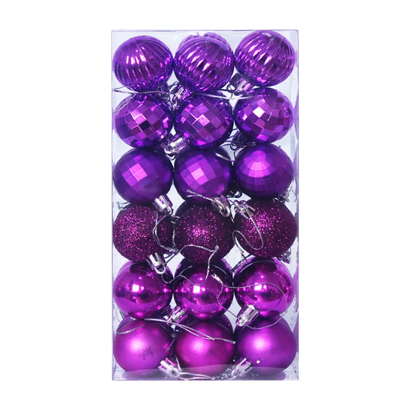 Dekorative Weihnachtsbaumkugeln Set Karnz