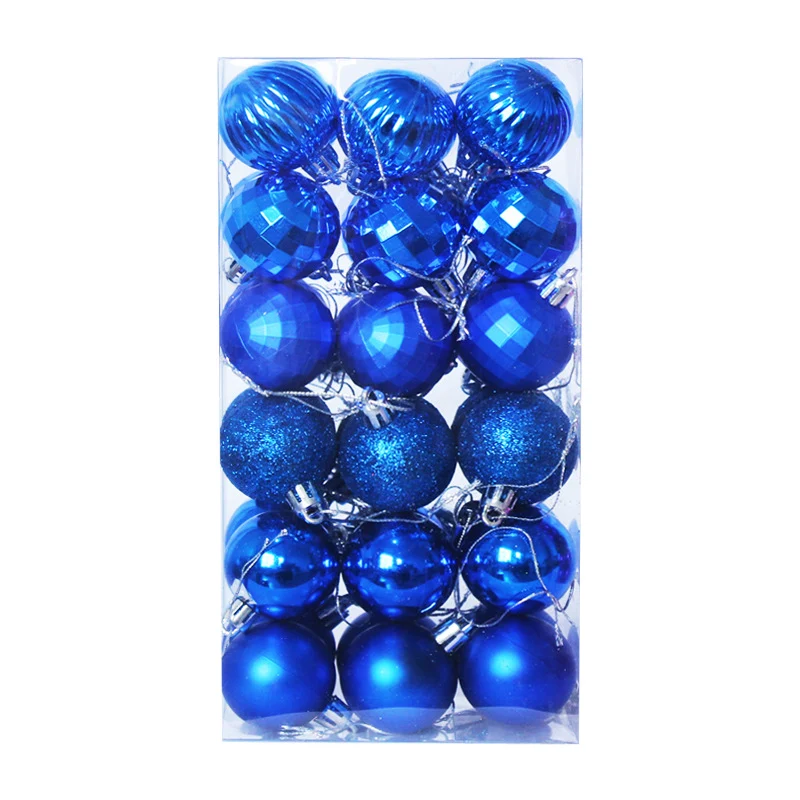Dekorative Weihnachtsbaumkugeln Set Karnz