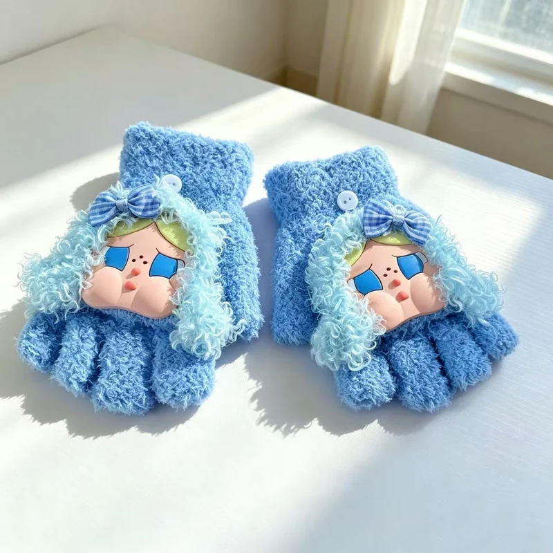 Niedliche Cartoon-Charakter-Fingerlosen Handschuhe Karnz