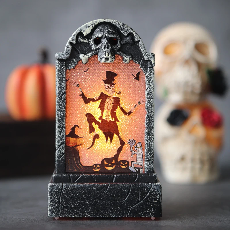 Dekorative LED Gespenster Friedhof Laterne Karnz