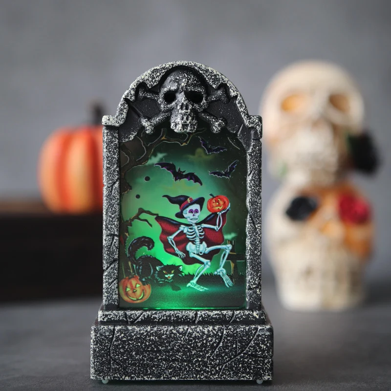 Dekorative LED Gespenster Friedhof Laterne Karnz