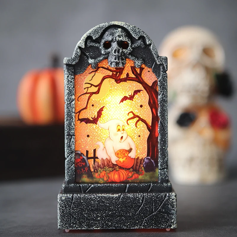 Dekorative LED Gespenster Friedhof Laterne Karnz