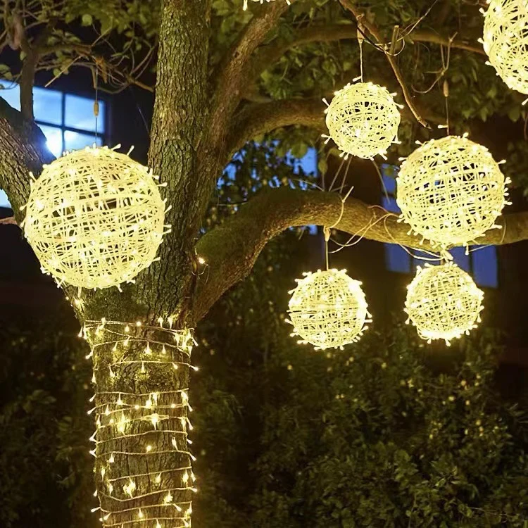 Dekorative LED-Globus-Lichterkette Karnz