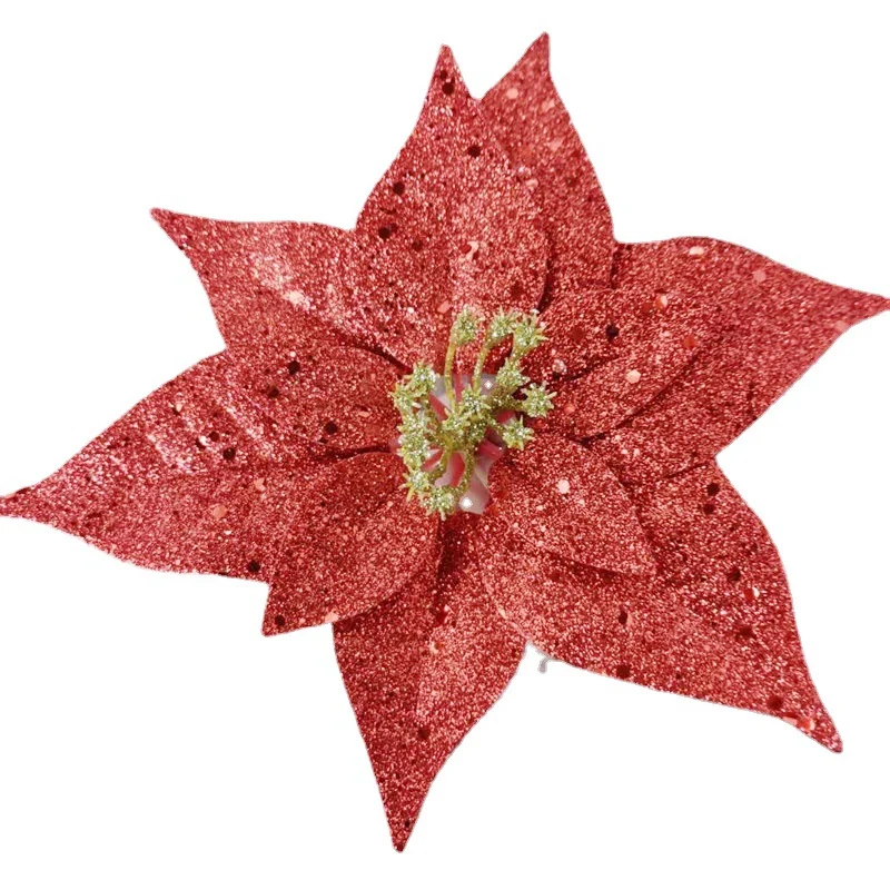 Glitzerndes dekoratives Blumenornament Karnz