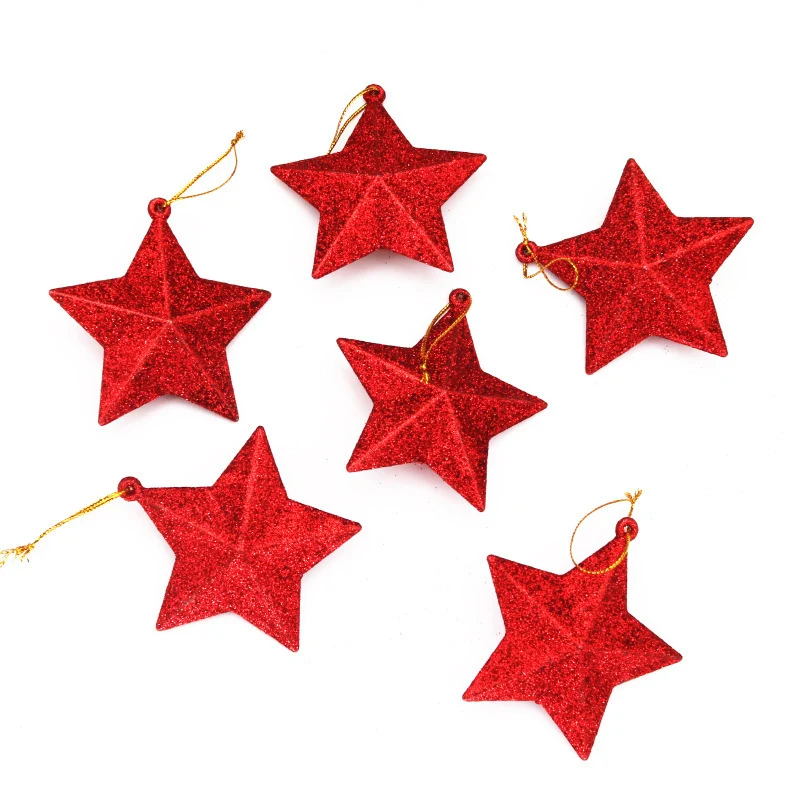 Glitter Stern Ornamente Karnz