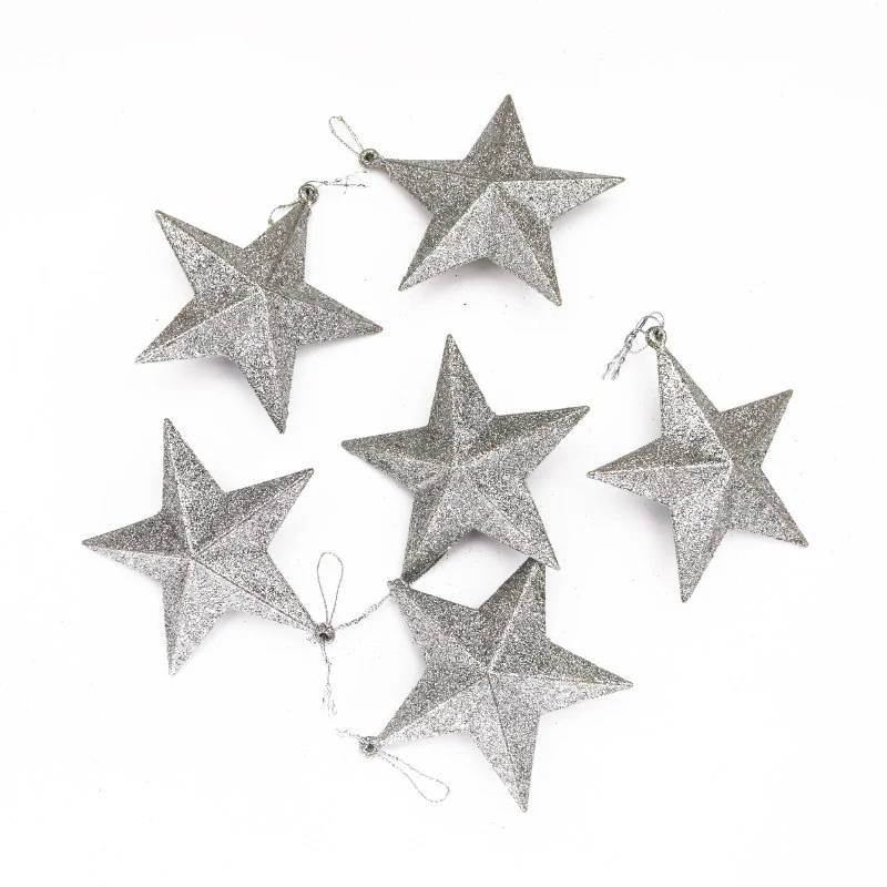 Glitter Stern Ornamente Karnz