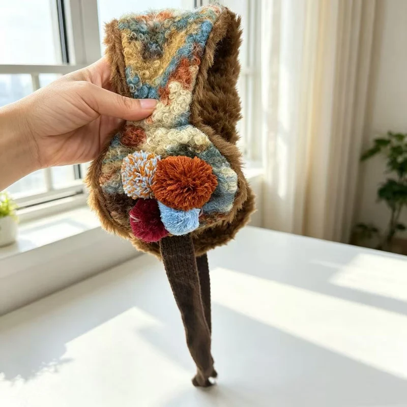 Gemütliches florales Plüsch-Stirnband Karnz