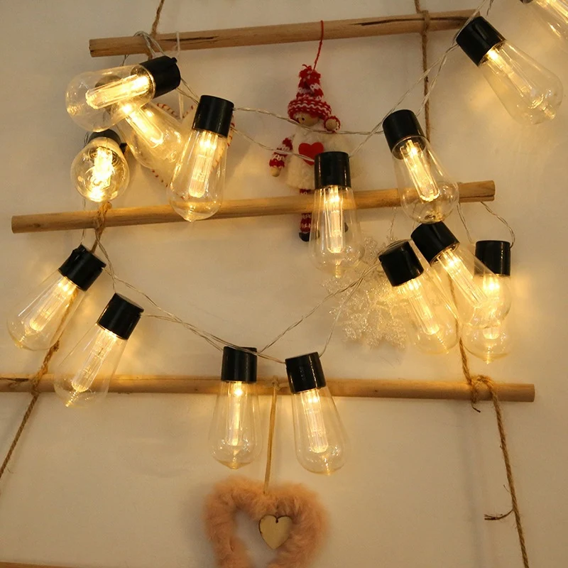 Vintage-inspirierte LED-Lichterkette Karnz