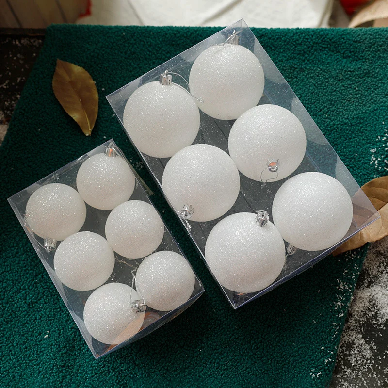 Frosted Decorative Ball Ornaments Karnz