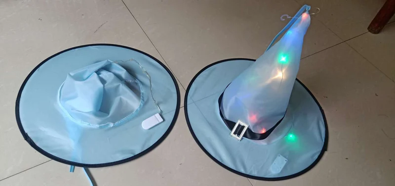 LED Leuchtende Hexenhut Karnz