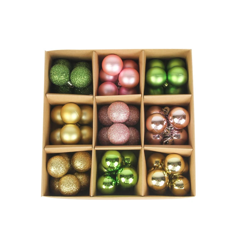 Elegante bruchsichere Weihnachtsbaum Ornament Set Karnz