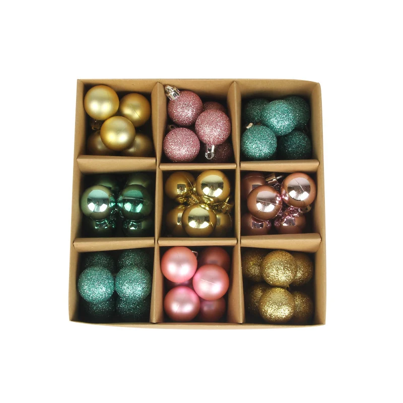 Elegante bruchsichere Weihnachtsbaum Ornament Set Karnz
