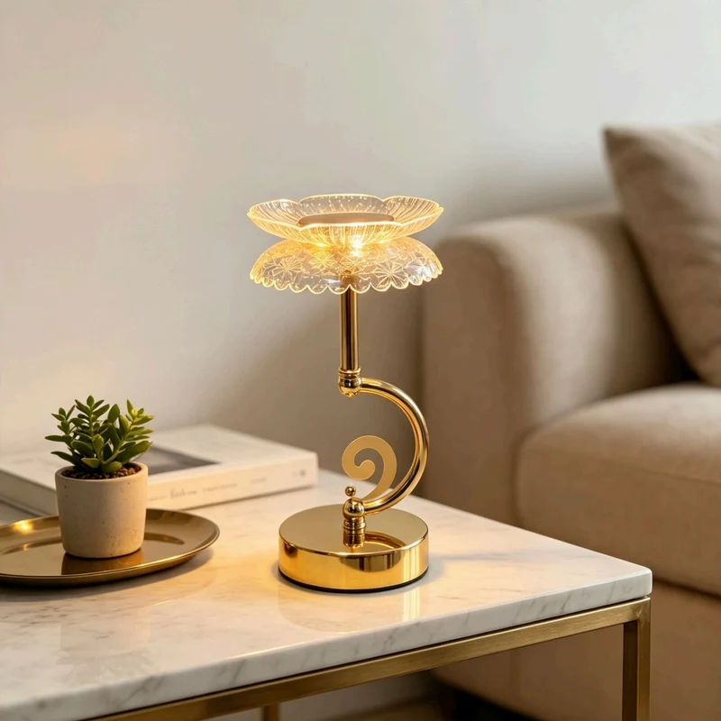 Dekorative Tischlampe