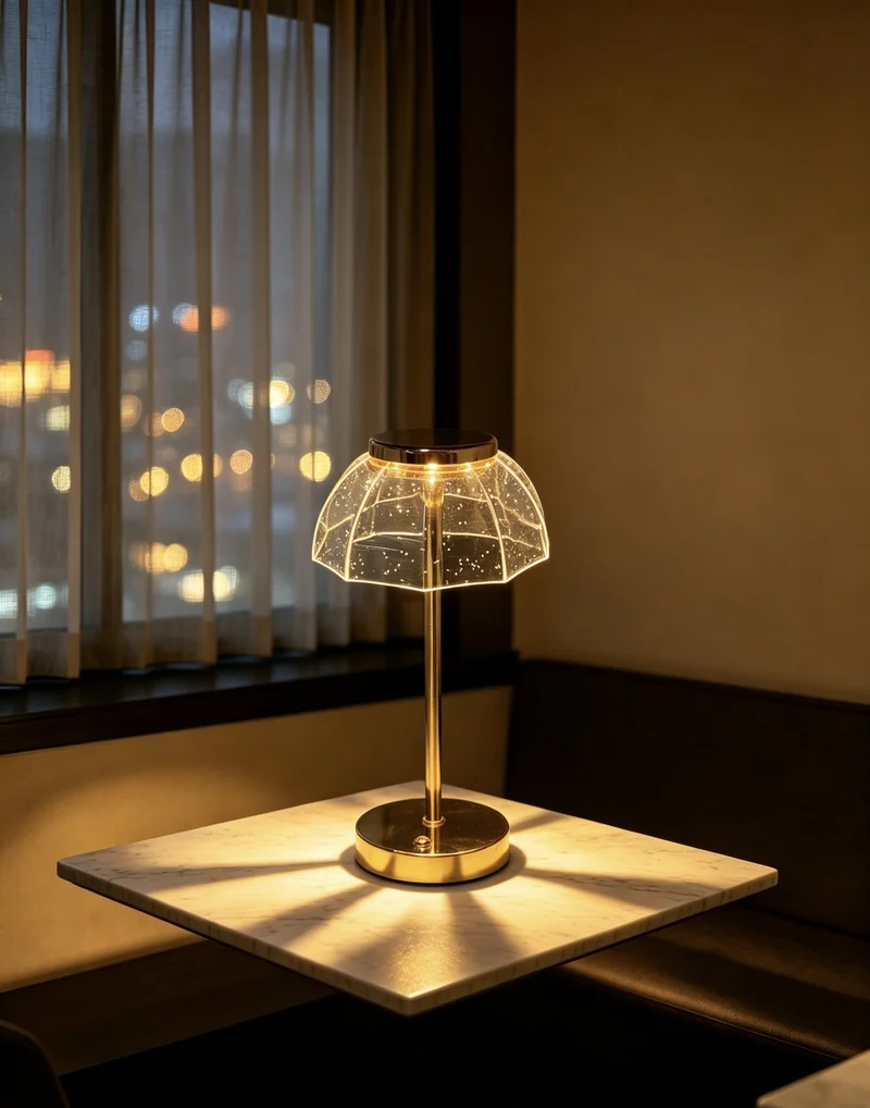 Dekorative Tischlampe