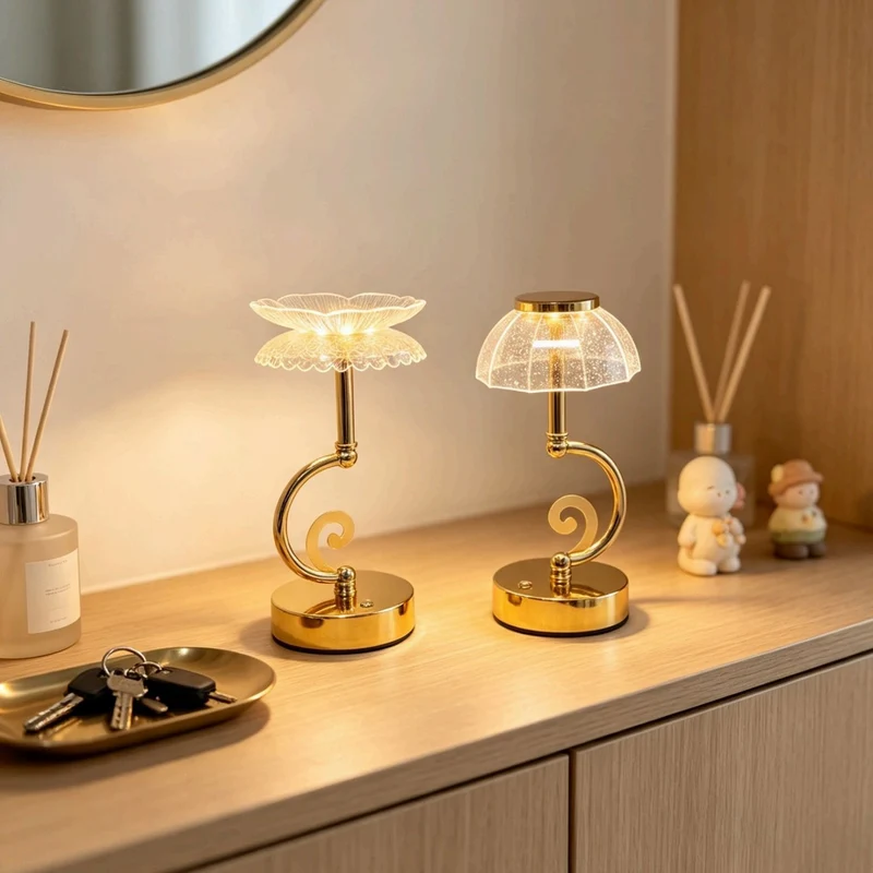 Dekorative Tischlampe