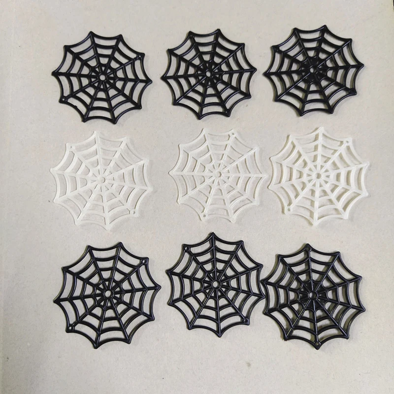 Dekorative Halloween-Spinnenetzmatte Karnz