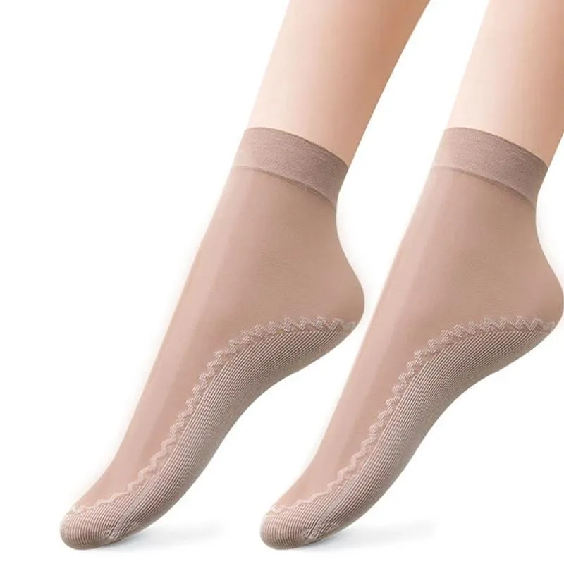 Seidige Baumwolle Anti-Rutsch Socken | Karnz