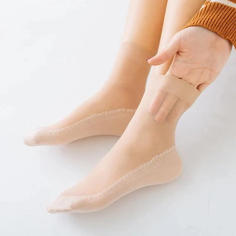 Seidige Baumwolle Anti-Rutsch Socken | Karnz