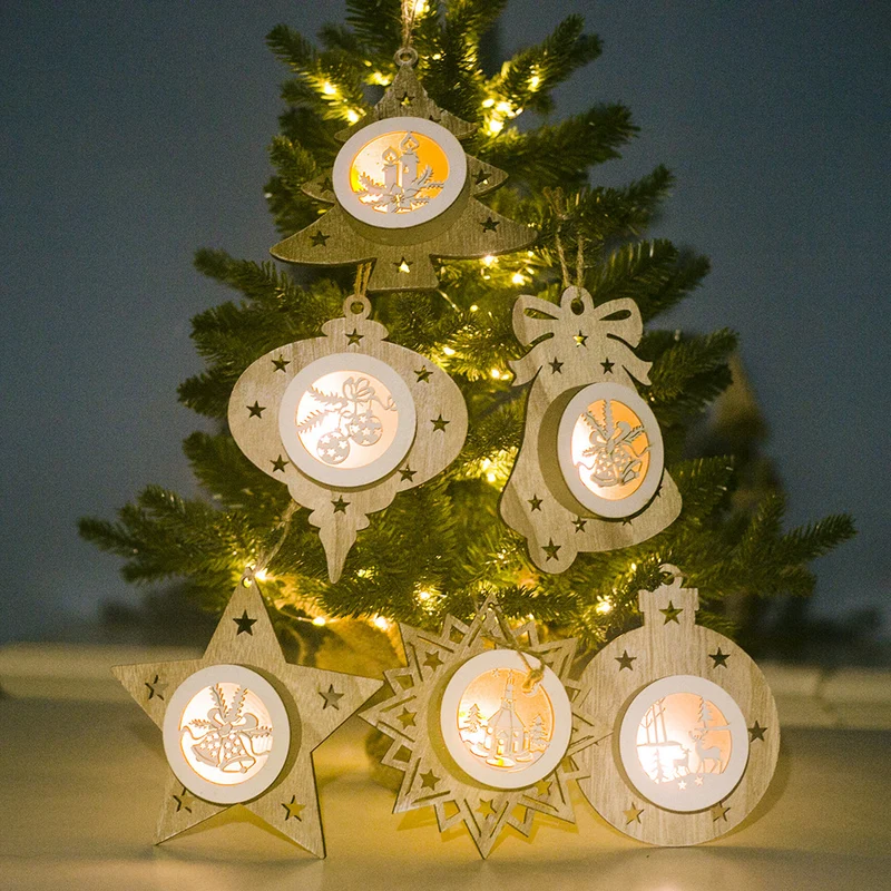 Dekorative Holz-Weihnachts ornament Karnz