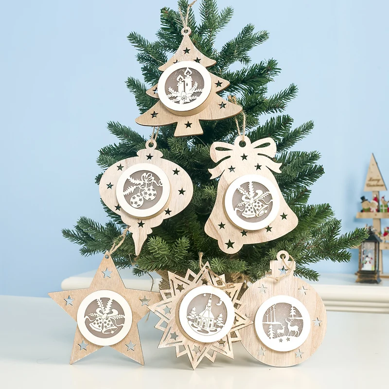Dekorative Holz-Weihnachts ornament Karnz