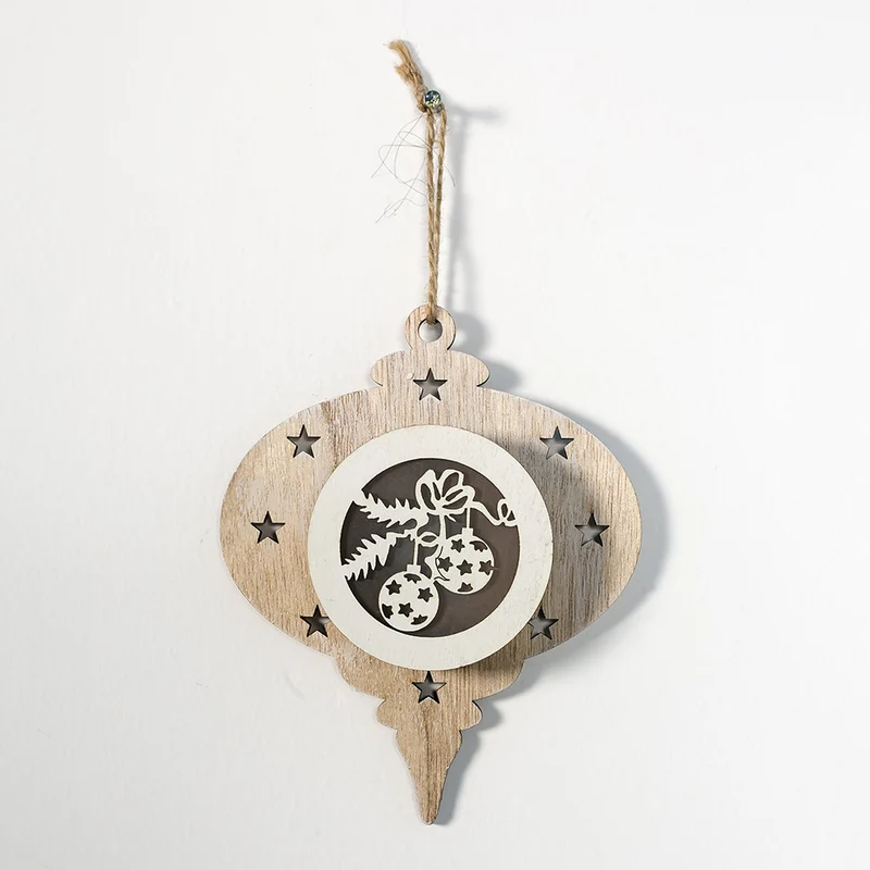 Dekorative Holz-Weihnachts ornament Karnz