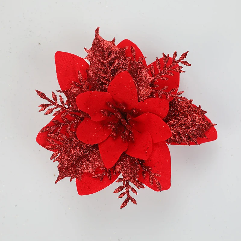 Dekorative Glitzernde Blumenbrosche Karnz