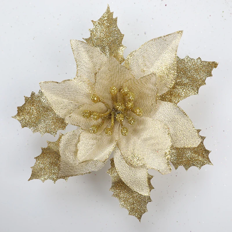 Dekorative glitzernde Blumenakzent Brosche Karnz