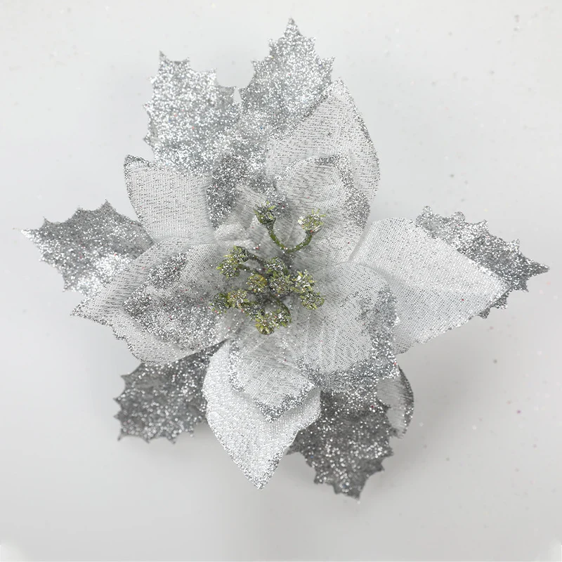 Dekorative glitzernde Blumenakzent Brosche Karnz