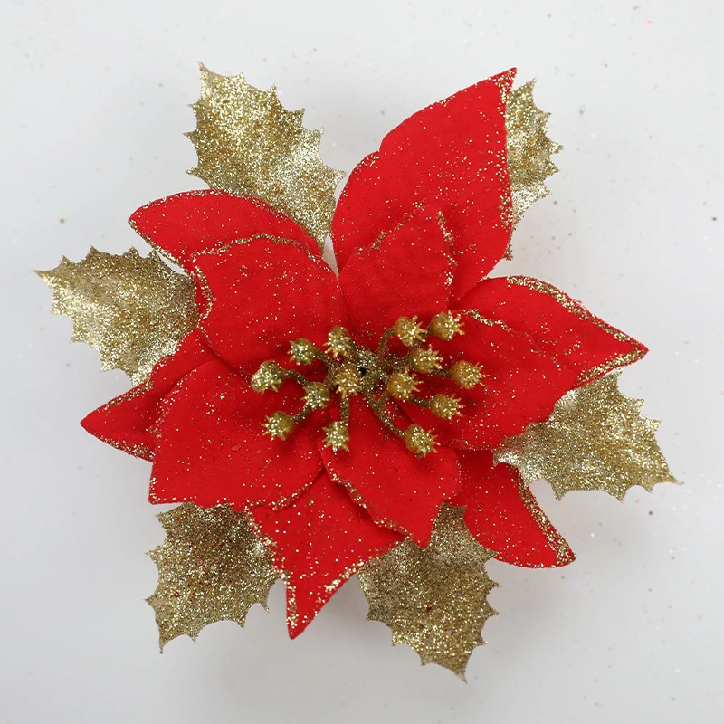 Dekorative glitzernde Blumenakzent Brosche Karnz