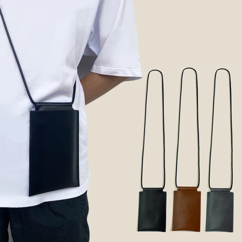 Leder Crossbody Kartenhalter Karnz