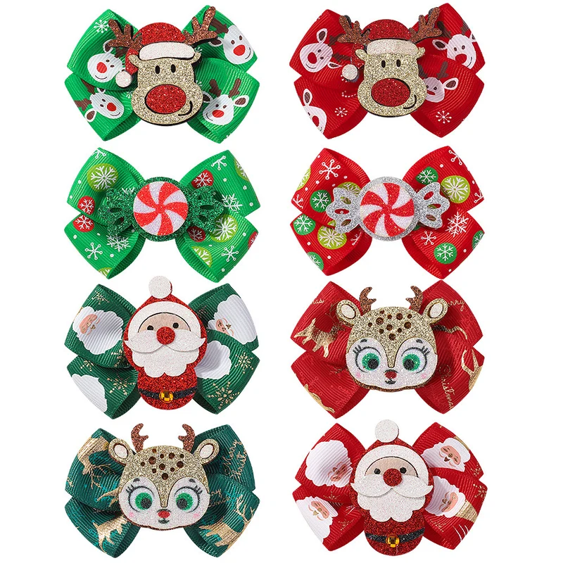 Festlicher Feiertags-Haarbow-Clips Karnz