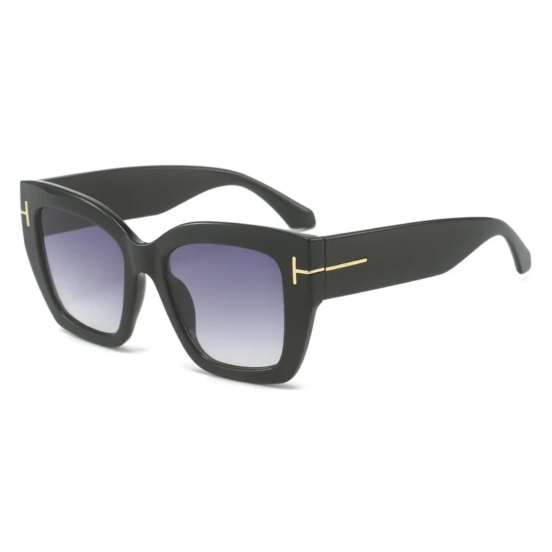 Moderne Übergroße Quadratische Sonnenbrille Karnz
