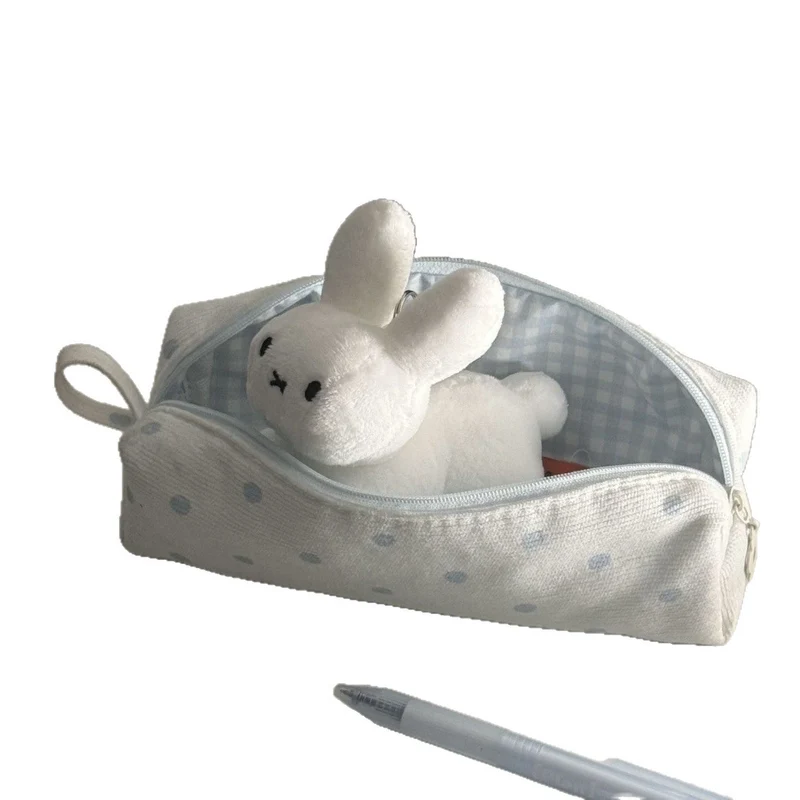 Süße Plüsch-Hasen-Motiv Federmäppchen