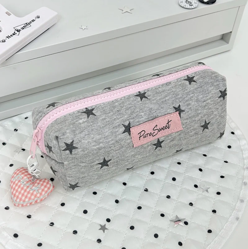 Stilvolle Sternenprint Bleistift Tasche