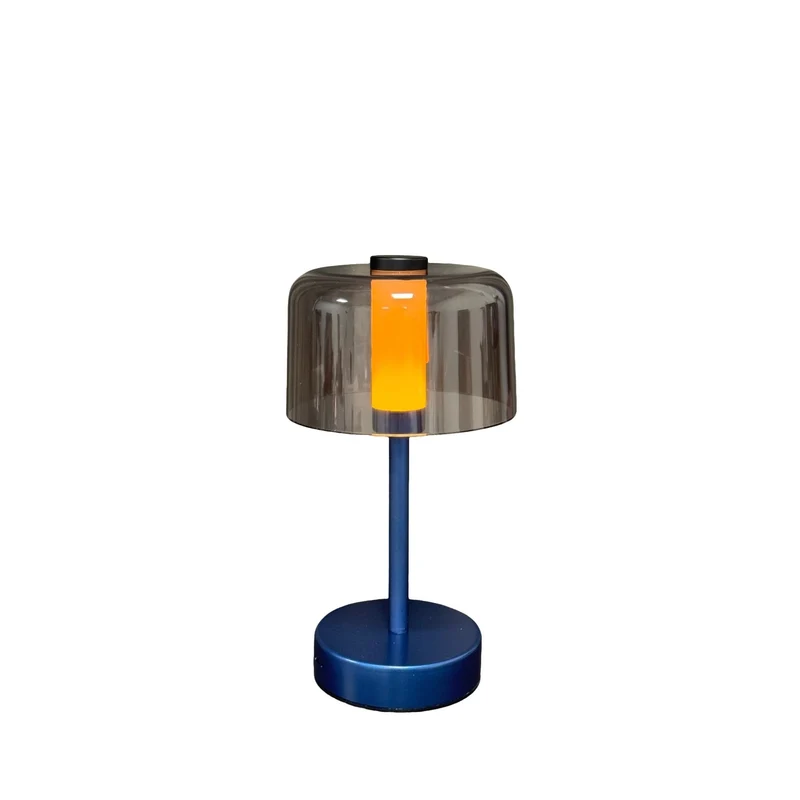 Moderne Glas Schirm Tischlampe