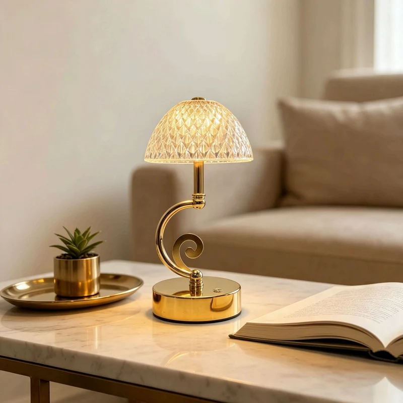 Elegante Tischlampe