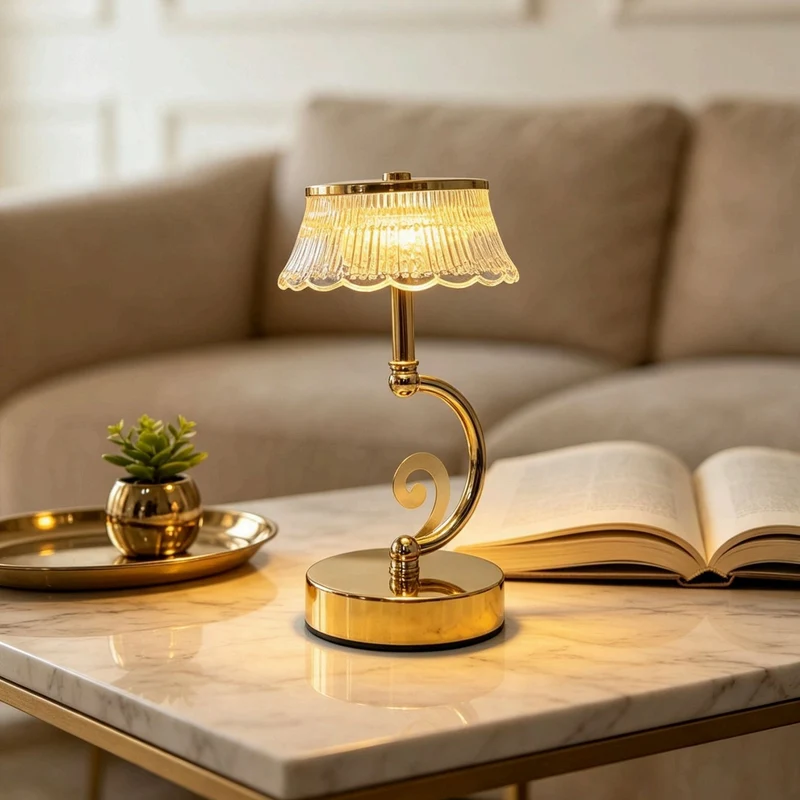 Elegante Tischlampe