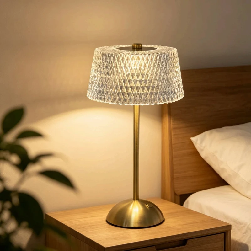 Elegante Tischlampe