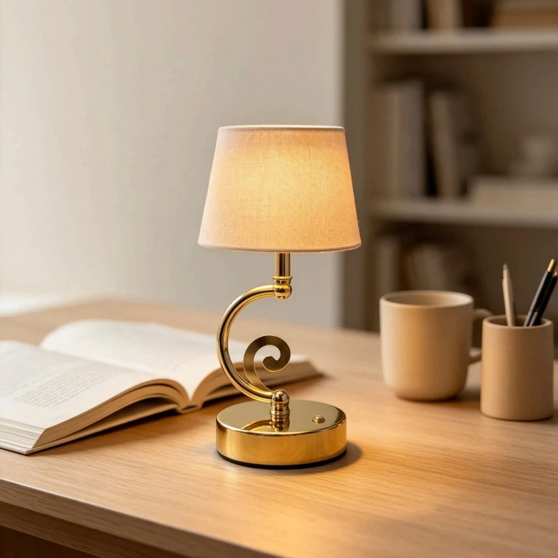 Elegante dekorative Tischlampe