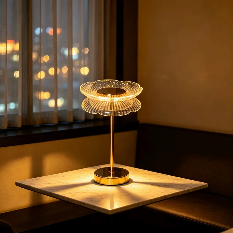 Dekorative Tischlampe