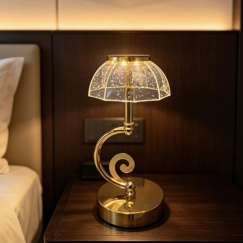 Dekorative Tischlampe