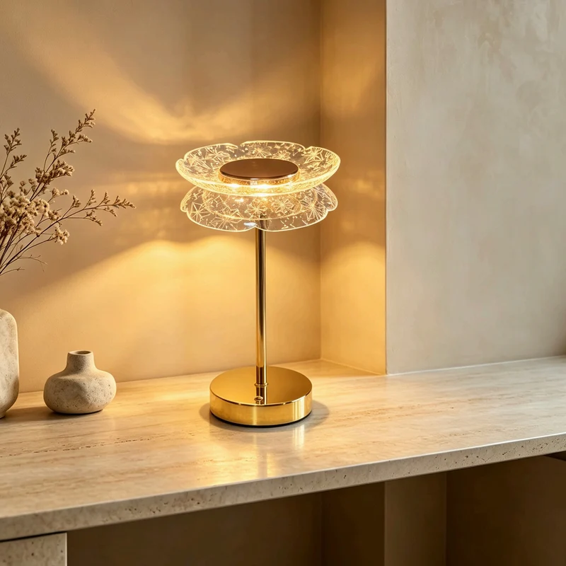 Dekorative Tischlampe
