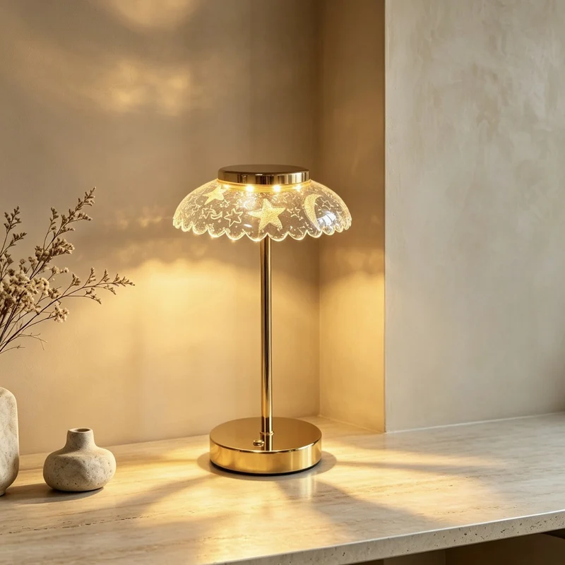 Dekorative Tischlampe