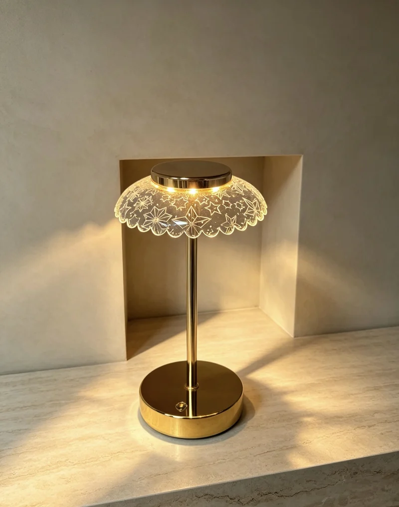 Dekorative Tischlampe