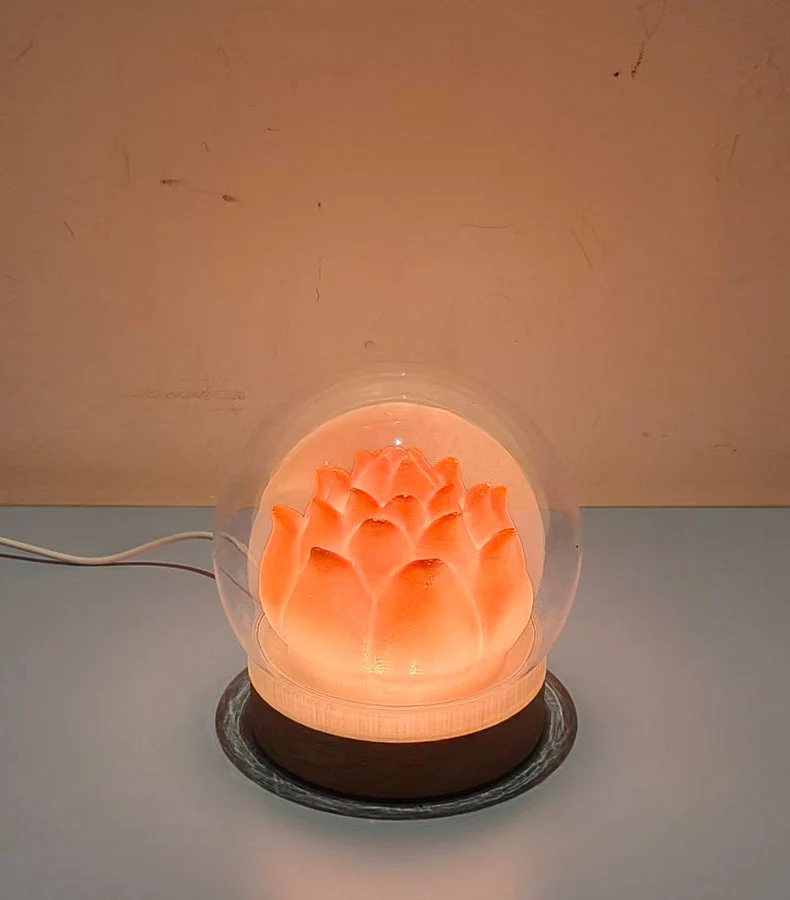 Kristall-inspirierte dekorative Tischlampe