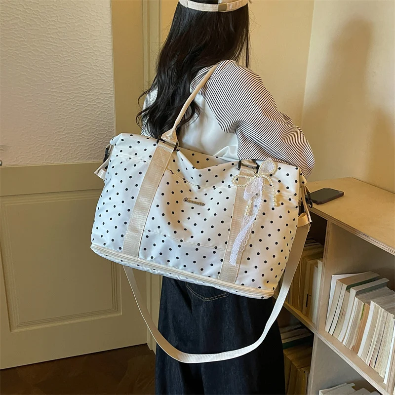 Chic Polka Dot Wochenend-Tasche Karnz