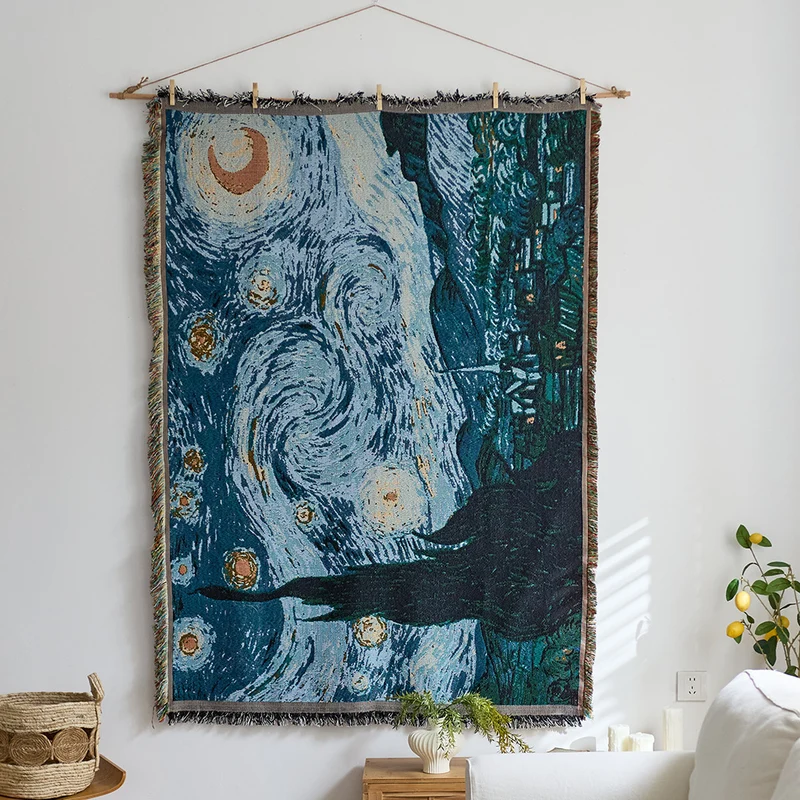 Künstlerischer gewebter Wandteppich Wandbehang