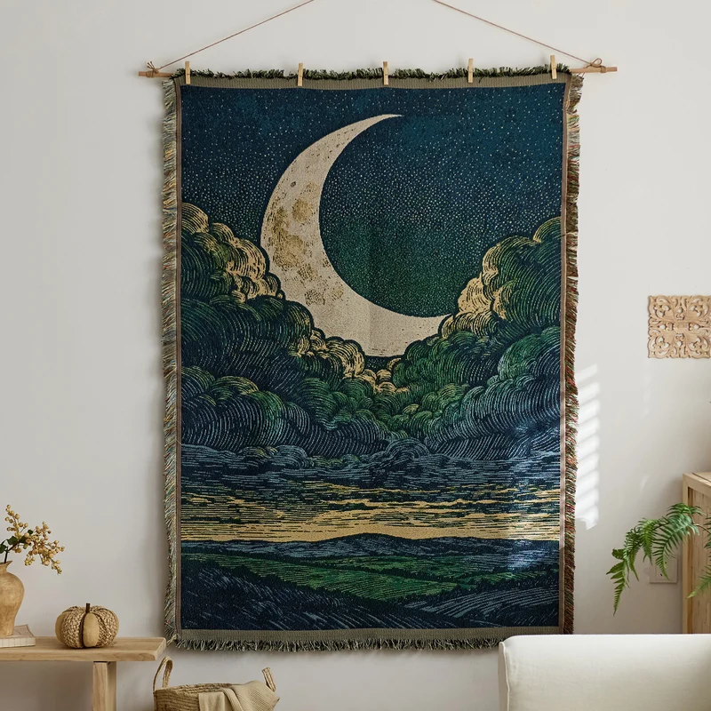 Künstlerischer gewebter Wandteppich Wandbehang